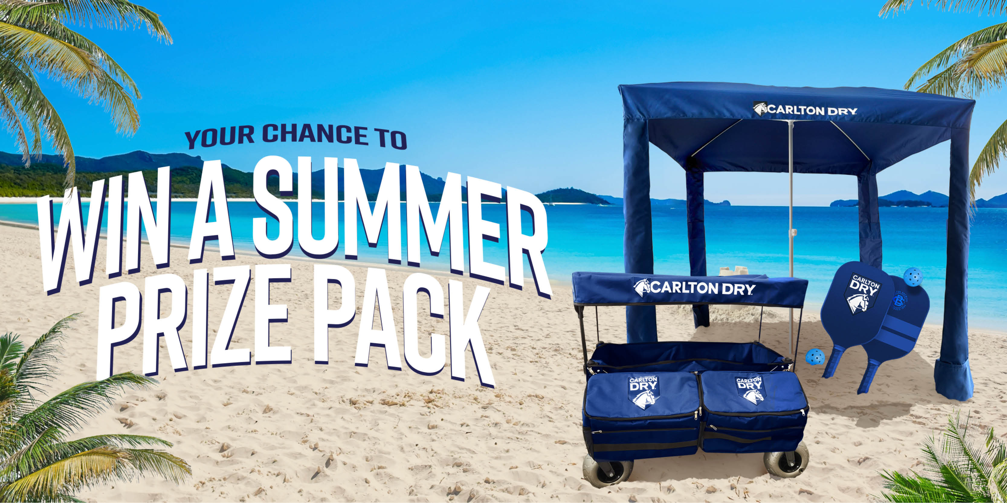 <Win 1 of 7> Carlton Dry Summer Prize Packs